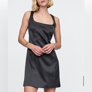 GAP Black Satin Dress